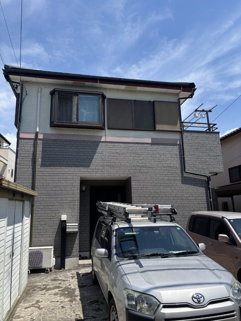 外壁塗装工事で見た目が新築みたいに生まれ変わります